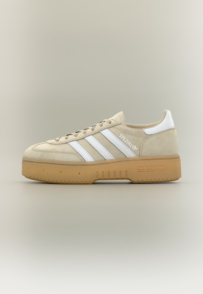 adidas HANDBALL SPEZIAL BOLD UNISEX - Zapatillas - khaki three/footwear white