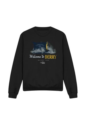 Cotton Soul, WELCOME TO DERRY PENNYWISE CART - Sweatshirt - black