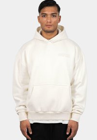 Dropsize HEAVY OVERSIZE - Hættetrøje - cream white
