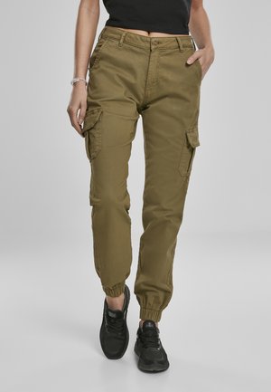 Ladies High Waist Cargo Jogging | DEFSHOP | 6593