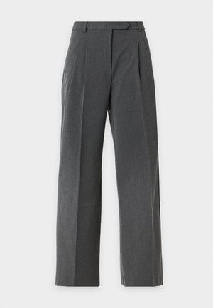 DESIGNERS REMIX, SCOTT WIDE PANTS - Pantalon classique - grey melange