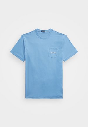 Polo Ralph Lauren Big & Tall POLO BEAR JERSEY T-SHIRT - T-shirt med print - hatteras blue