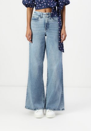 Good American GOOD WAIST PALAZZO - Wide Leg - indigo