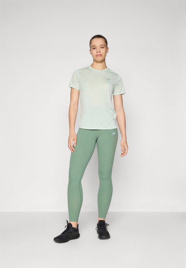 SLEEK HIGH RISE LEGGING - Running tights - dark juniper2