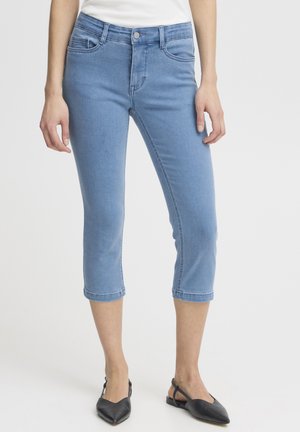 FRLUXE - Denimové šortky - light blue denim