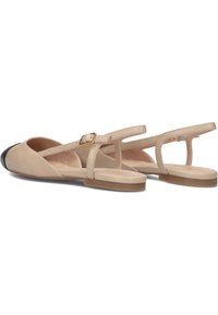 Unisa ASLEY - Slingback ballerina´s - beige
