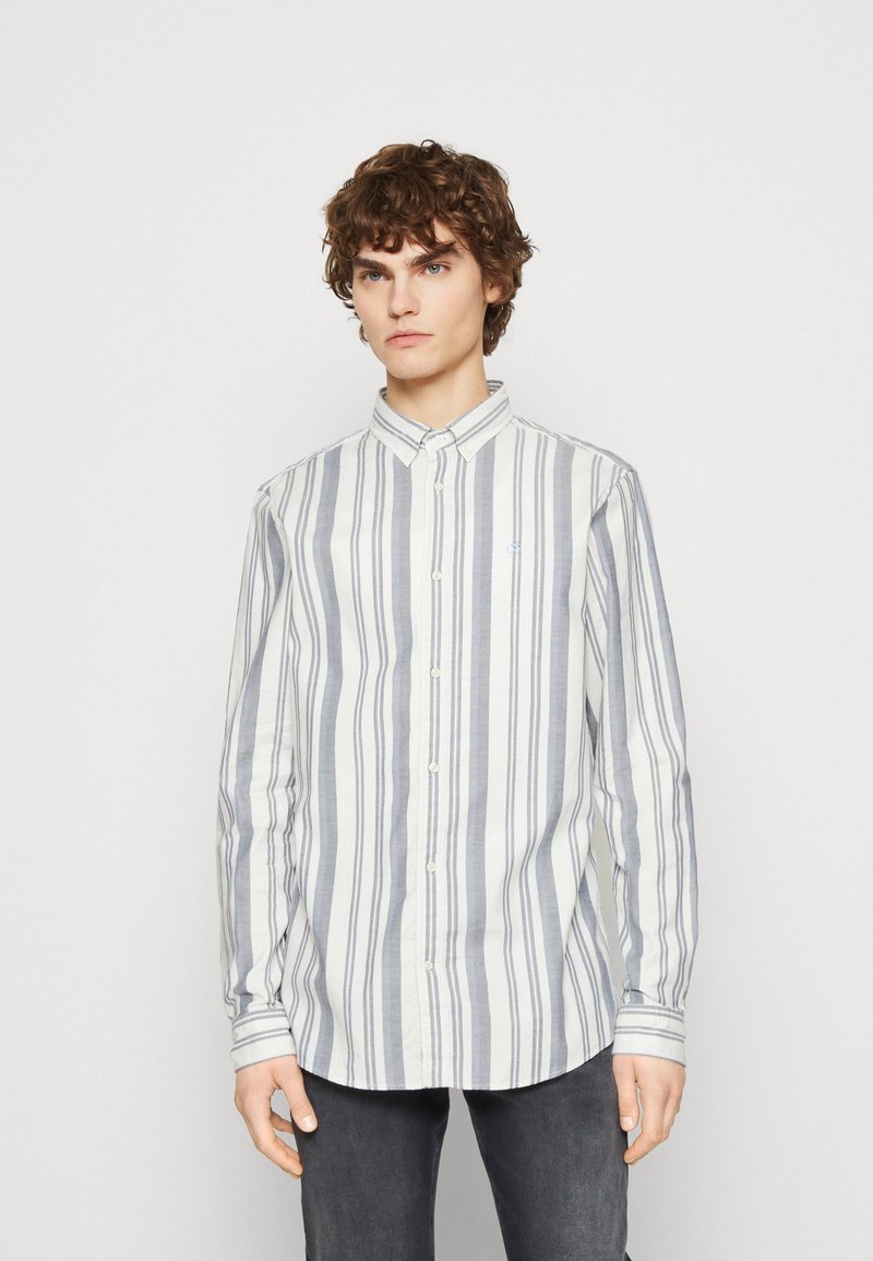 Scotch & Soda - ESSENTIAL OXFORD STRIPE SHIRT - Hemd - ecru/night, Vergrößern