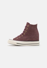 CHUCK 70 WEDGE PLATFORM - Kõrge servaga tossud - trail mixed/egret/black