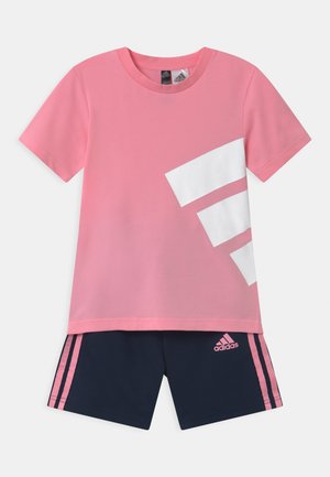 BRAND SET UNISEX - Sportovní kraťasy - pink/dark blue