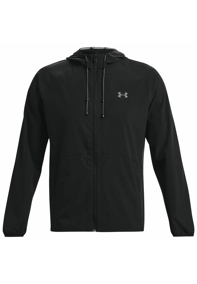 Under Armour - STRETCH - Vindjacka - black pitch gray, Förstora