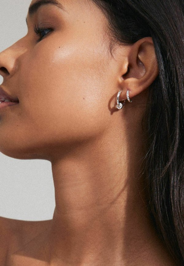 SCOTTIE 2-IN-1 SET - Ohrringe - silver plated