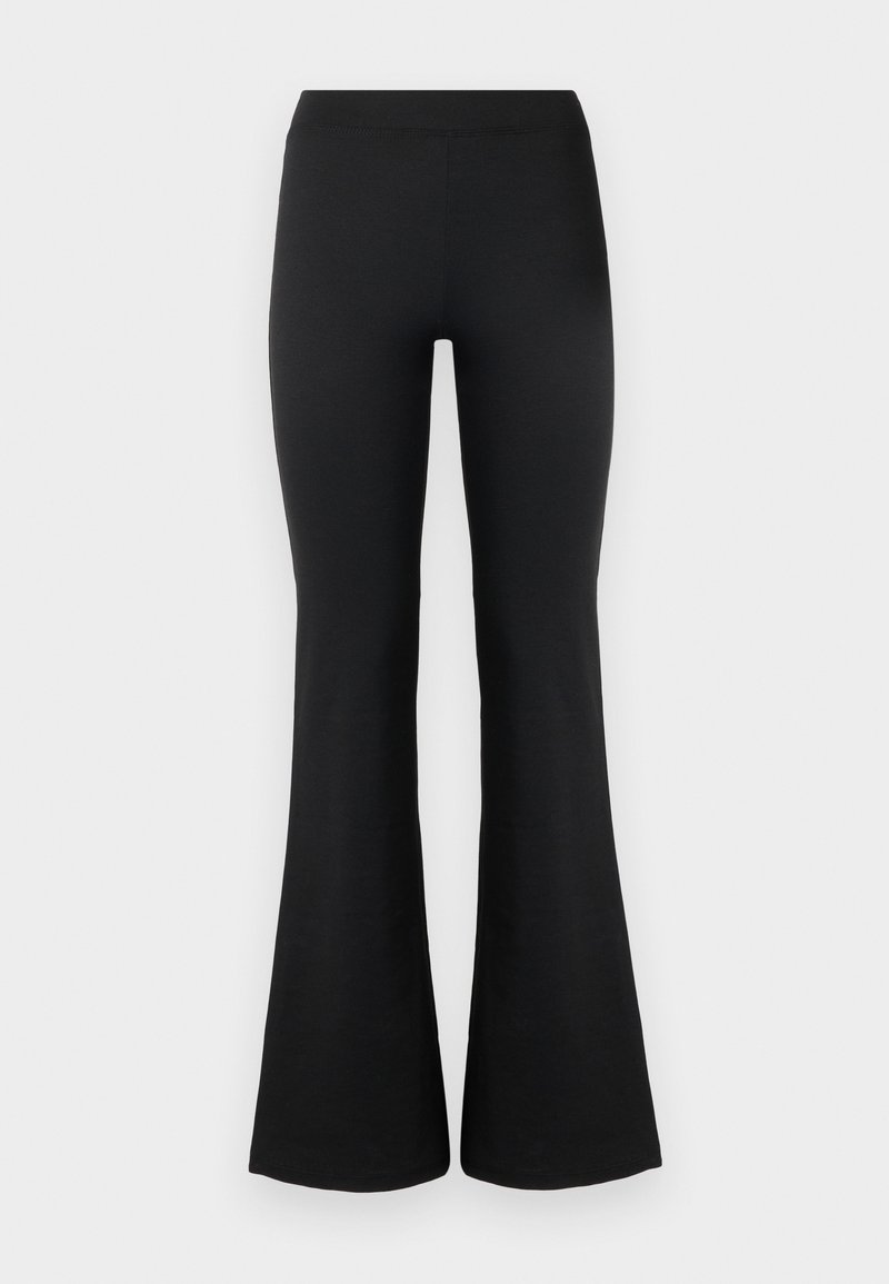 Black flared pants
