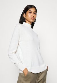 pure cashmere MOCKNECK - Pulóver - vintage white