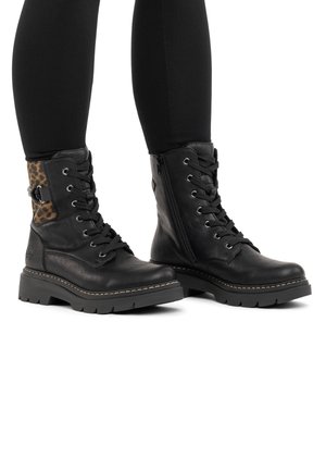 Rieker, RIEKER BIKER BOOTS 76724 - Winter boots - black