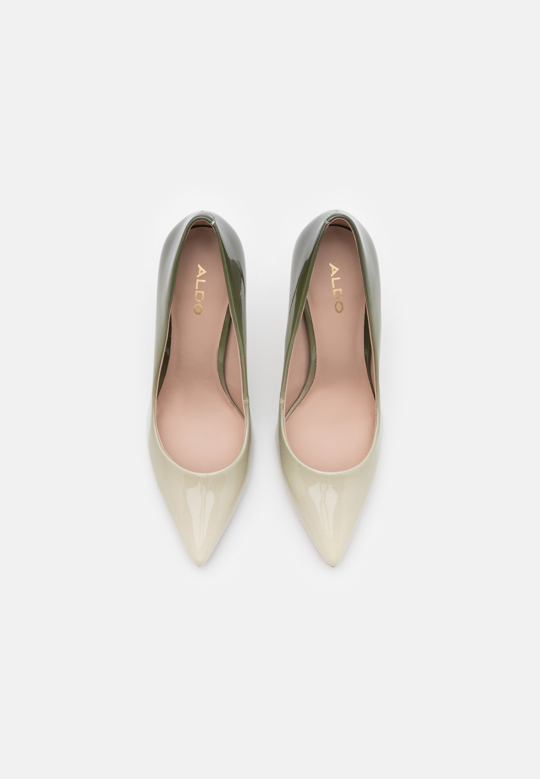 ALDO STESSY - Escarpins à talons hauts - khaki/kaki - ZALANDO.CH