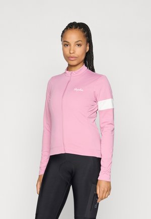 WOMENS CORE THERMAL LONG SLEEVE  - Maglia da ciclista - dusty mauve/white