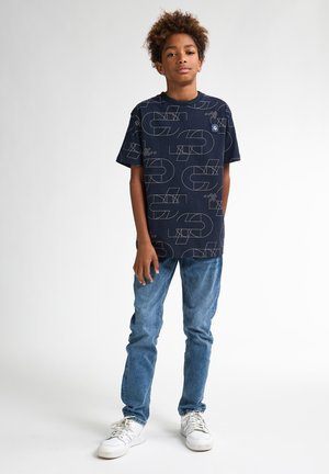 ALL-OVER PRINT MARLINVIEW - T-Shirt print - navy blue