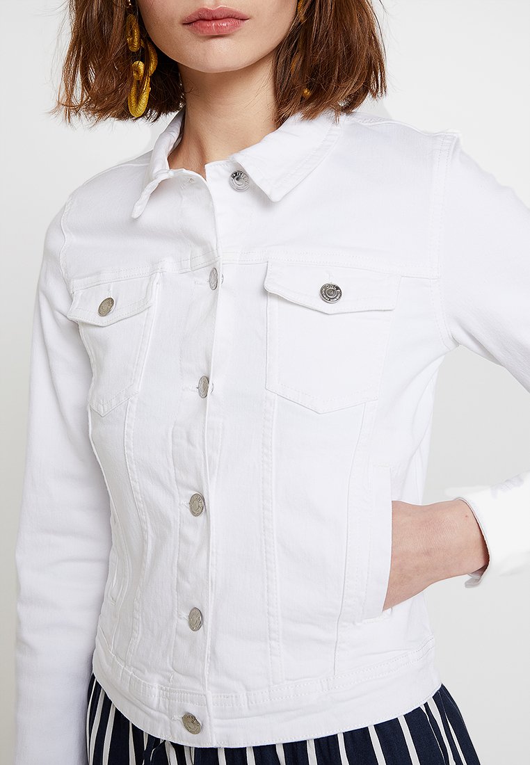 only white denim jacket