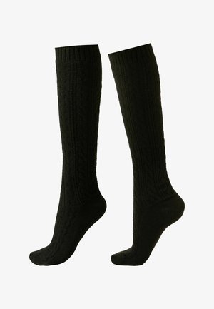 PATTERN - Calcetines hasta la rodilla - black