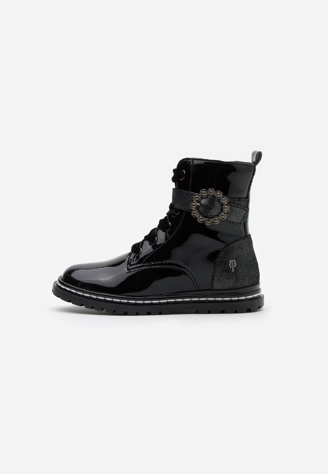 Lace-up ankle boots - nero