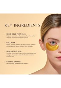 MZ SKIN HYDRA-BRIGHT GOLD EYE MASK - Ögonvård