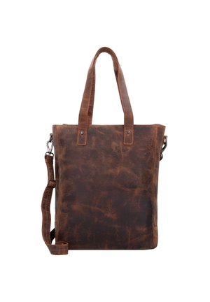 Plevier LAPTOPFACH - Bolso shopping - dunkelbraun