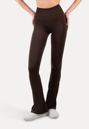 SCHLAG ORIANA - Leggings - dunkelbraun