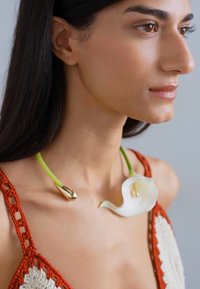 Cult Gaia CALLA CHOKER - Ketting - ivory