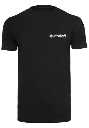 UNFOLLOW  - Print T-shirt - black