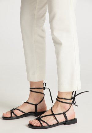 Riemensandalette - black