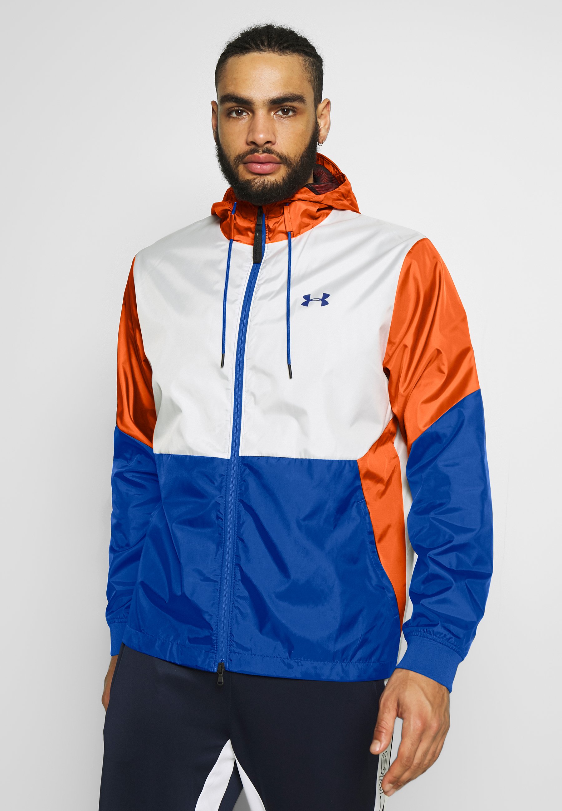 under armour blue windbreaker