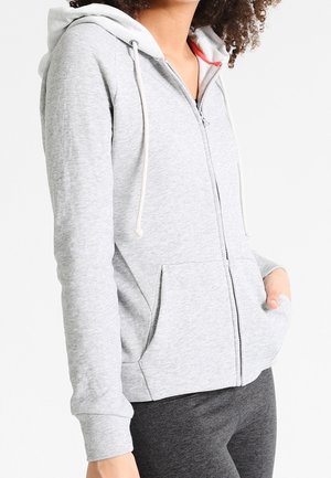Sudadera con cremallera - light grey