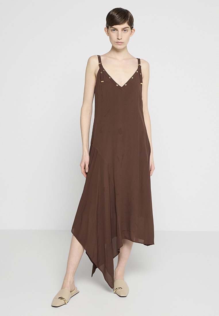 pinko Maxi-jurk bruin pinko Maxi-jurk bruin