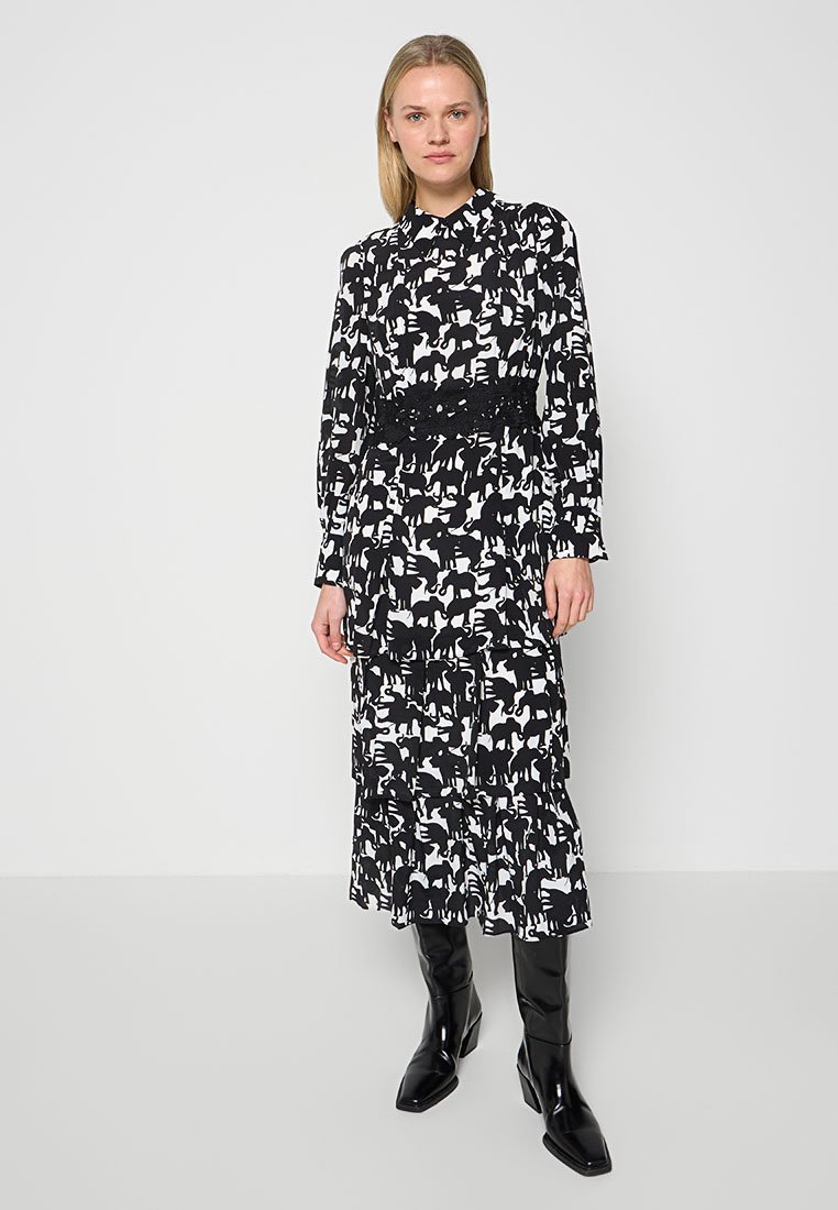 Marc Cain Maxi-jurk zwart Marc Cain Maxi-jurk zwart