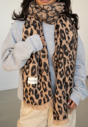 My Jewellery LEOPARD PRINT - Sjaal - bruin luipaard