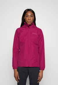 Jack Wolfskin STORMY POINT 2L JACKET - Veste Hardshell - sangria red