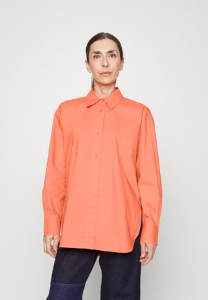 Button-down blouse - red