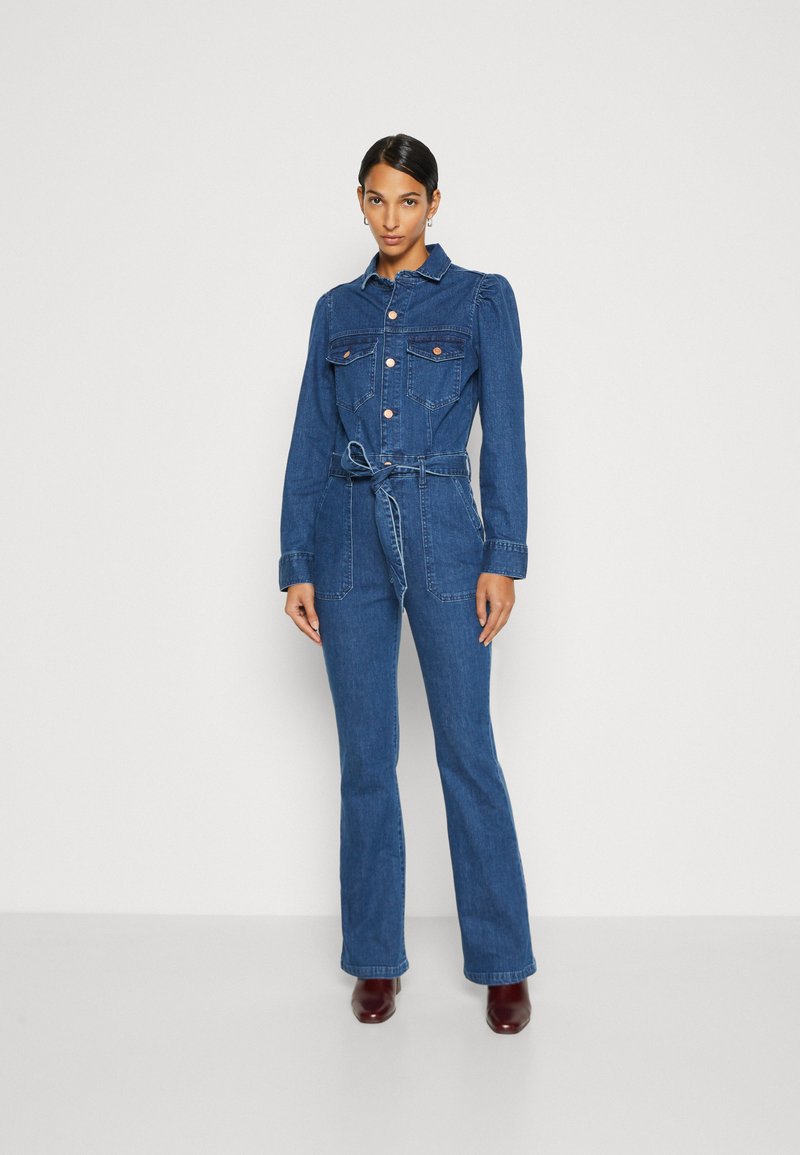 GAP WESTERN Jumpsuit medium indigo/blue denim Zalando.de