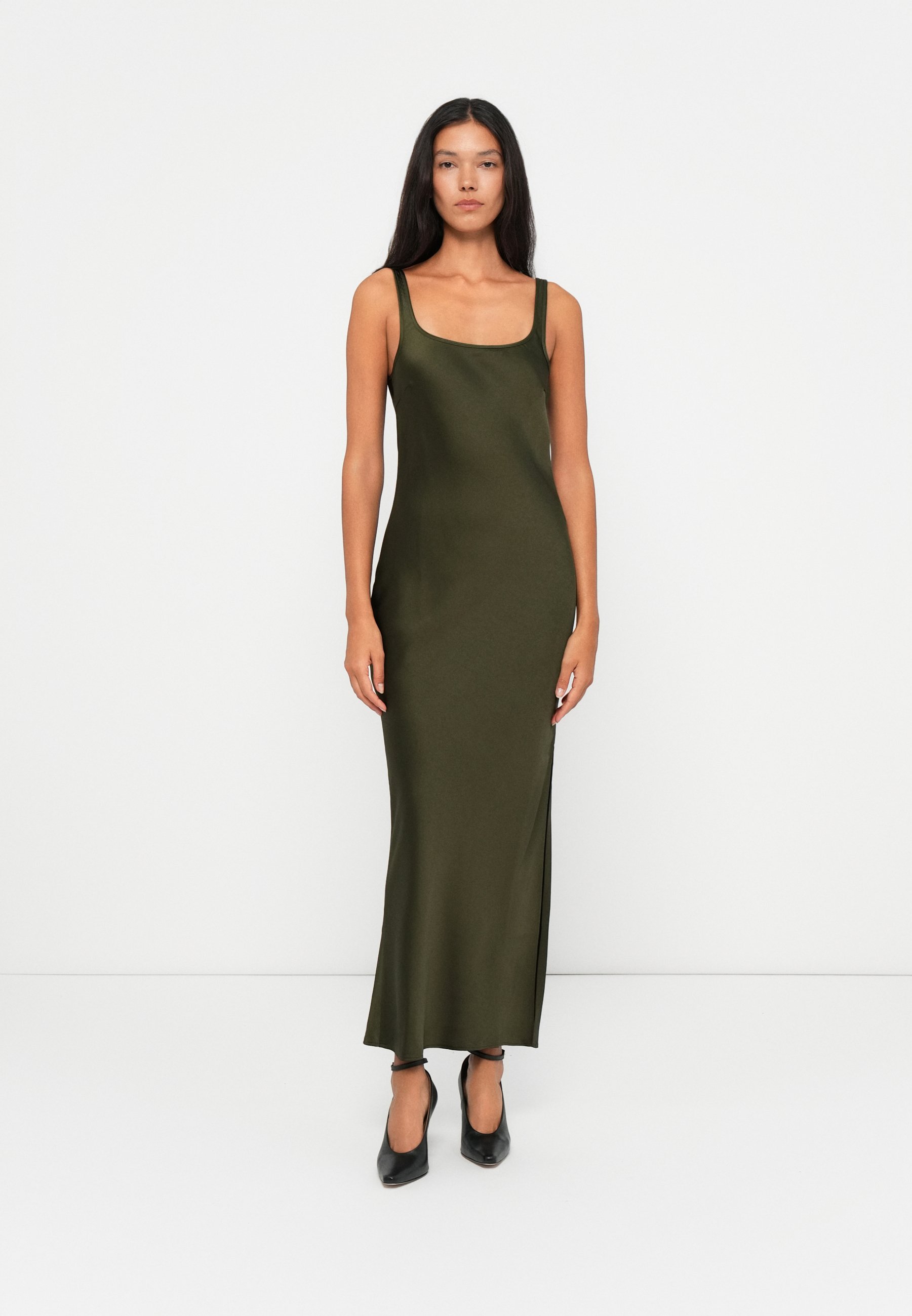 Samse Samse SUNNA DRESS - Maxi dress - deep forest/dark green -  Zalando.co.uk
