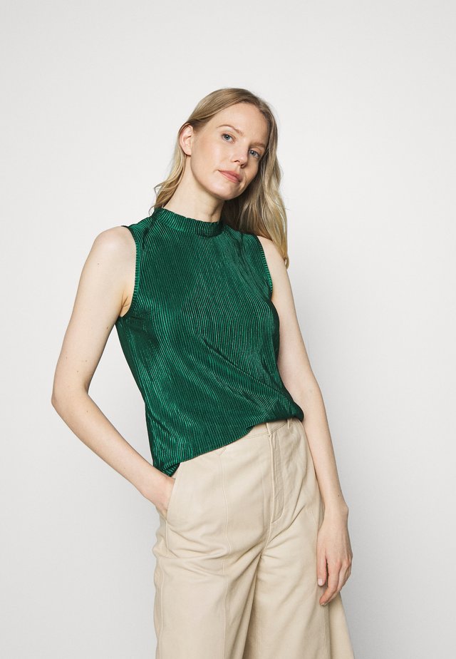 ÄRMELLOS - Blouse - laguna green