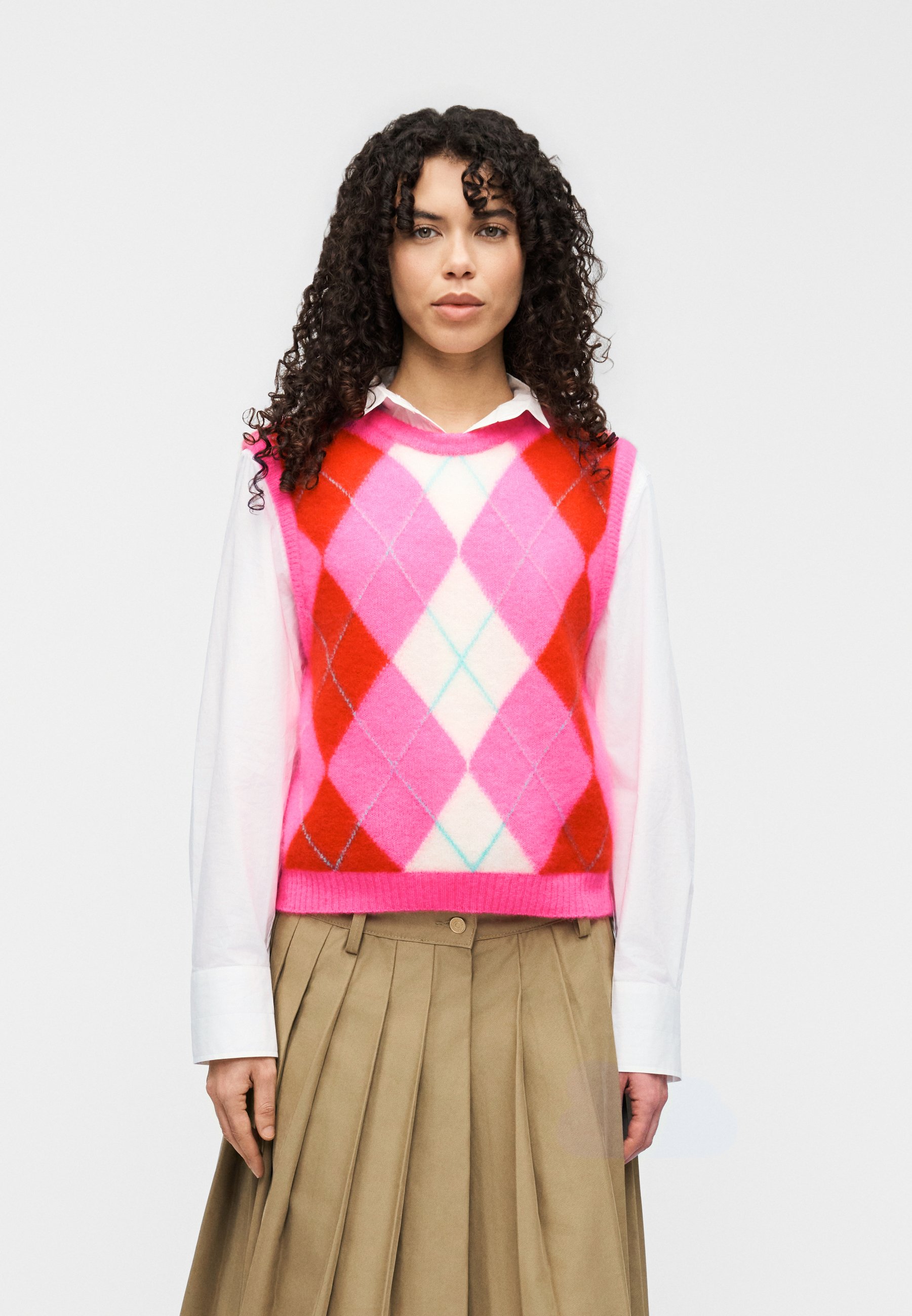 American Vintage VITOW - Waistcoat - charly rose/pink - Zalando