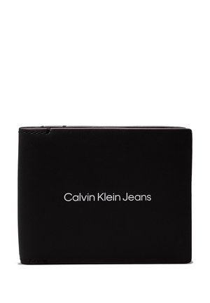 CC ZIPPED COIN BASIC PURSE 11 BLACK CALFSKIN WITH GOLD ICON main image 1