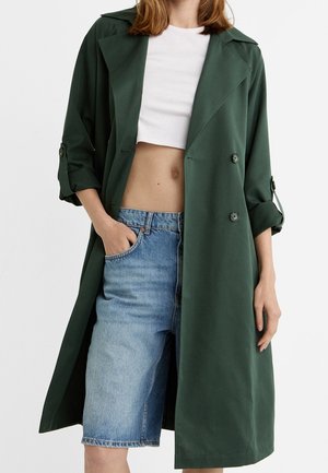 Trenchcoat - mottled green