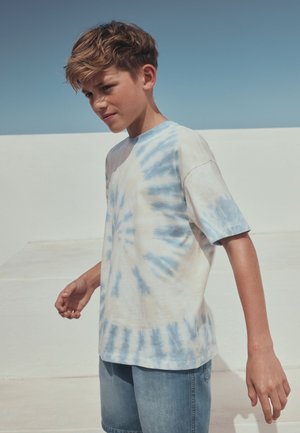 Next, SHORT SLEEVE - T-shirt con stampa - blue/yellow