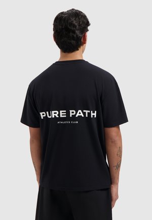 LOOSE FIT CREWNECK - T-shirt print - black