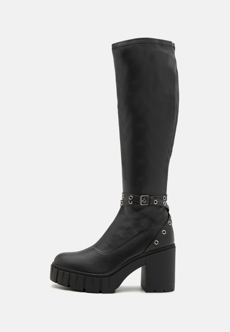 Even&Odd Platform boots - black - Zalando.ie