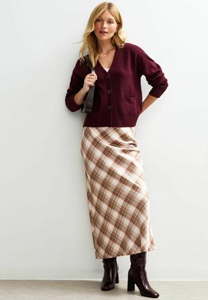 BUTTON FRONT PATCH POCKET  - Vest - burgundy