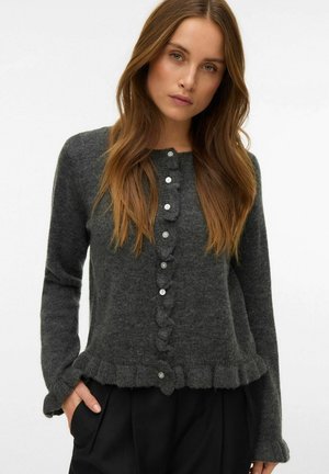 AWSIDRA - Gilet - dark grey melange