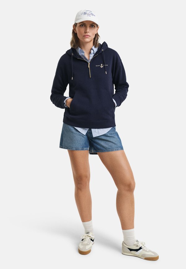 HALF ZIP ANCHOR HOODIE - Hoodie
