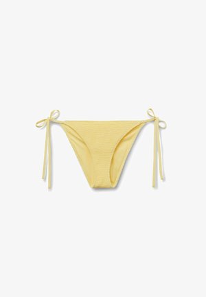 Calzedonia, CRINCKLE WAVES STRING - Bikini-Hose - yellow